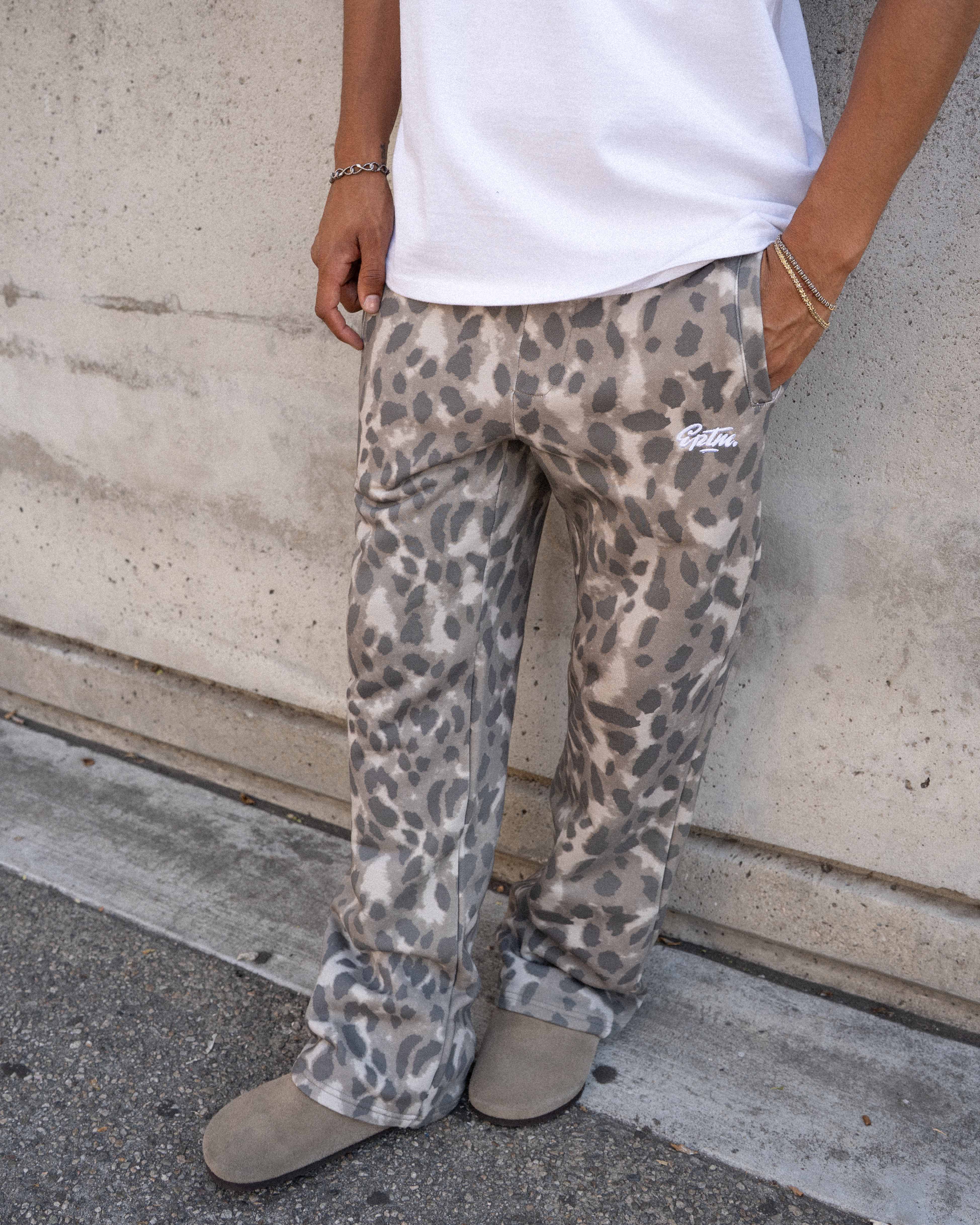 EPTM Leopard Pants - Grey
