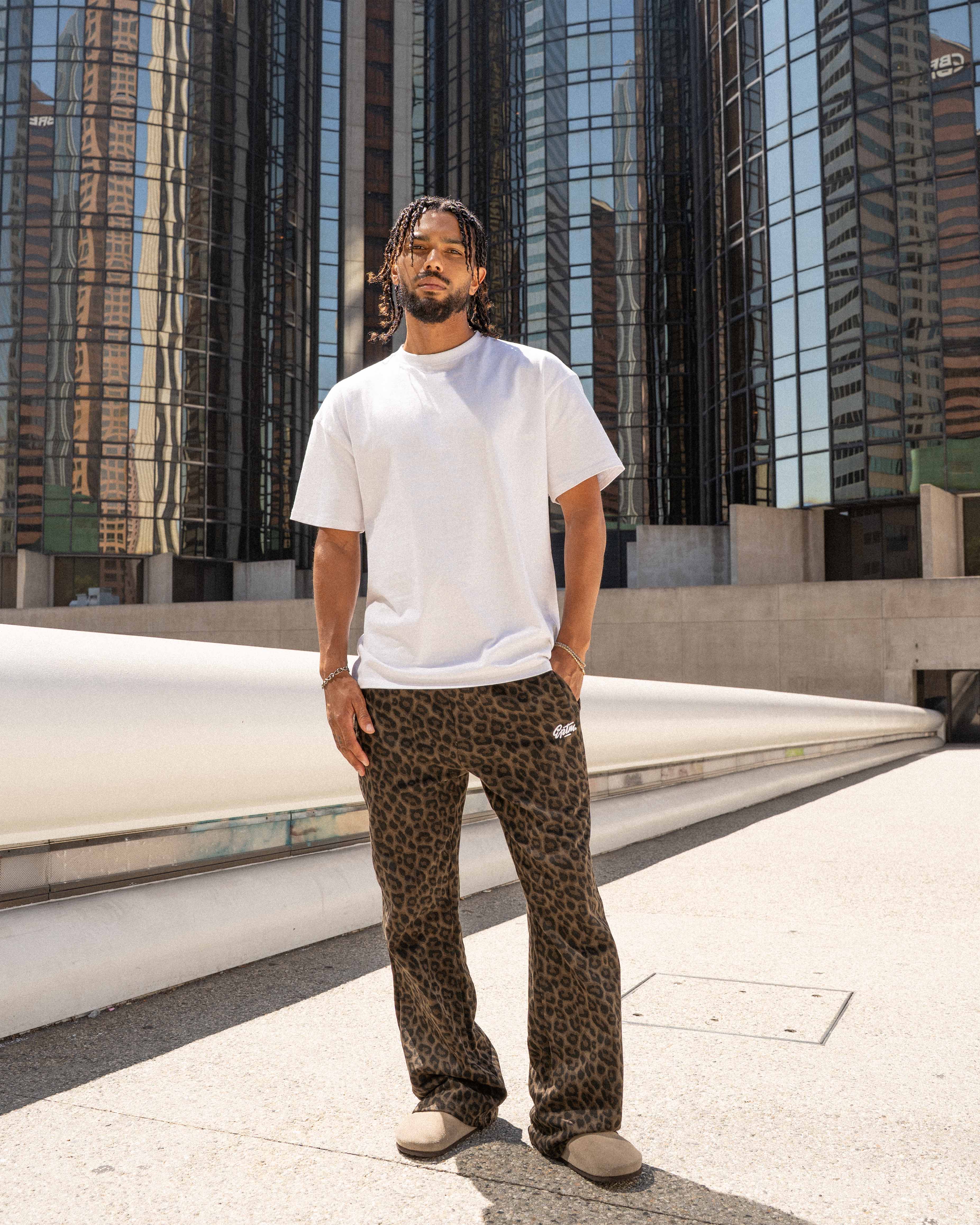 EPTM Leopard Pants - Olive