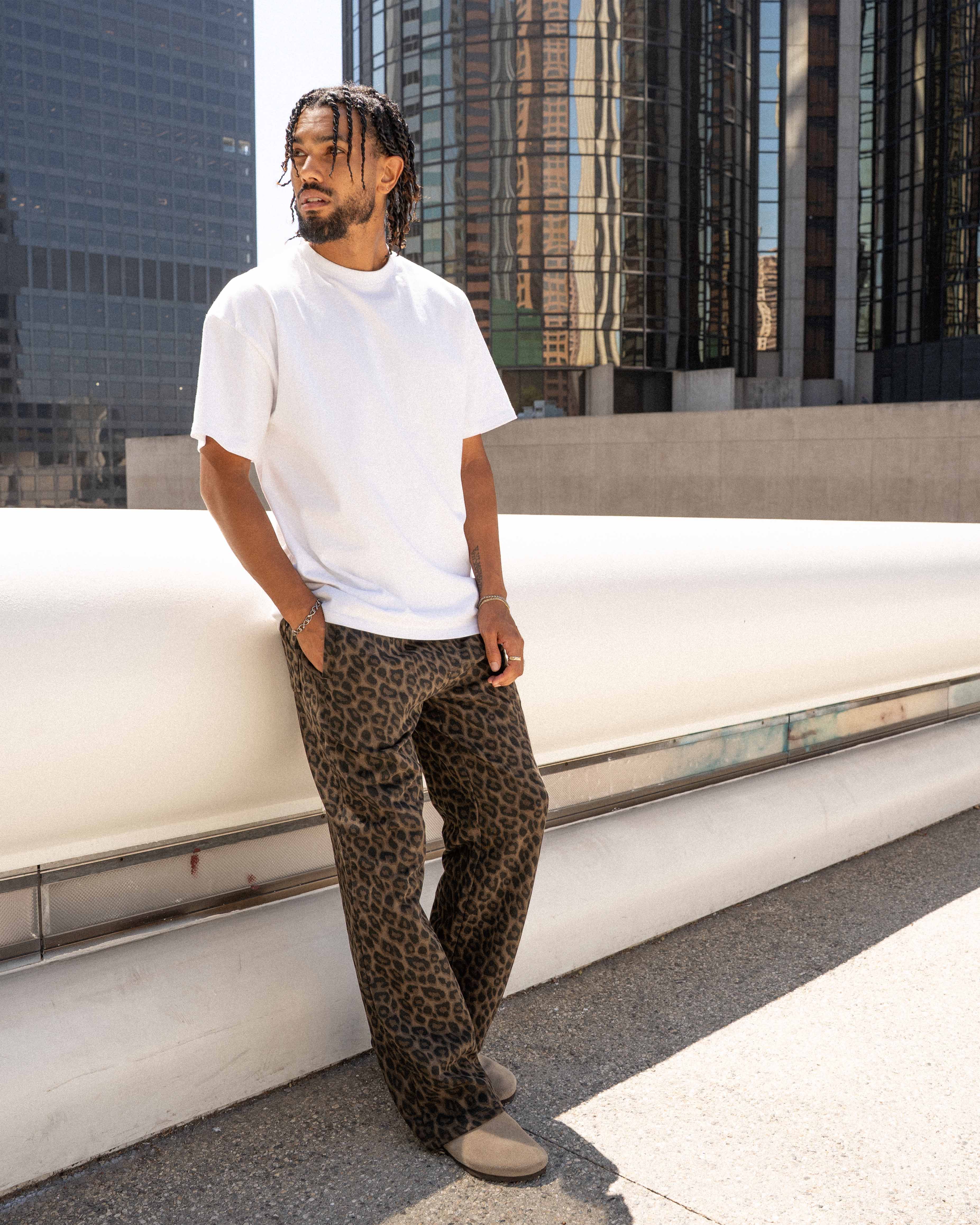 EPTM Leopard Pants - Olive