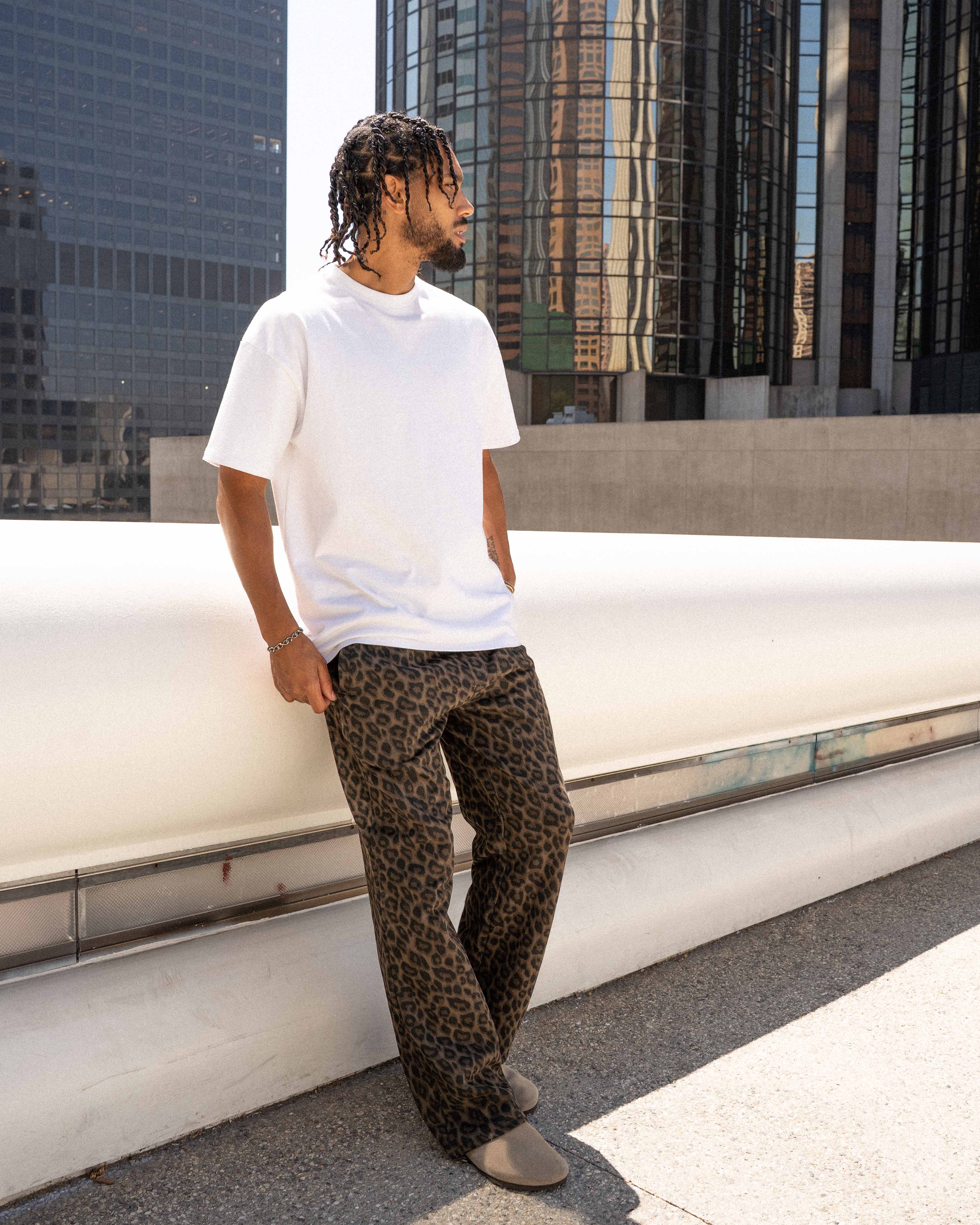 EPTM Leopard Pants - Olive