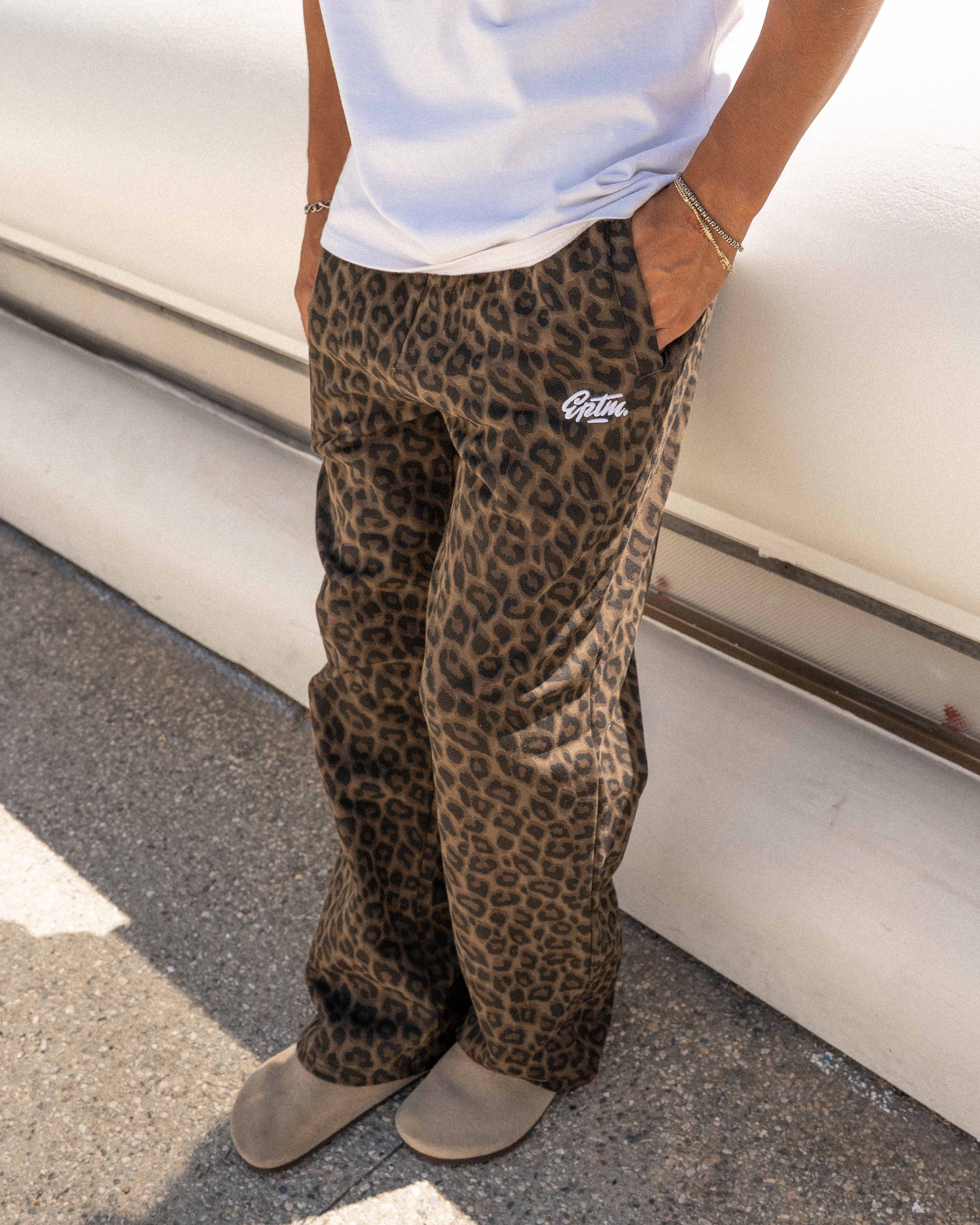 EPTM Leopard Pants - Olive