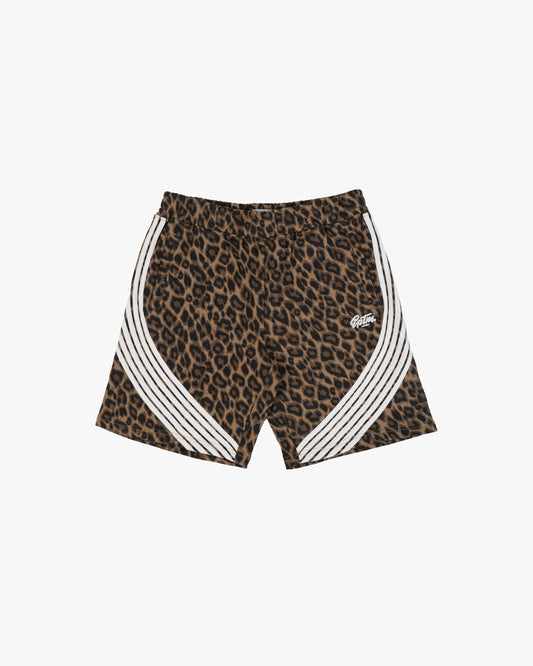 EPTM Leopard Highland Shorts - Brown