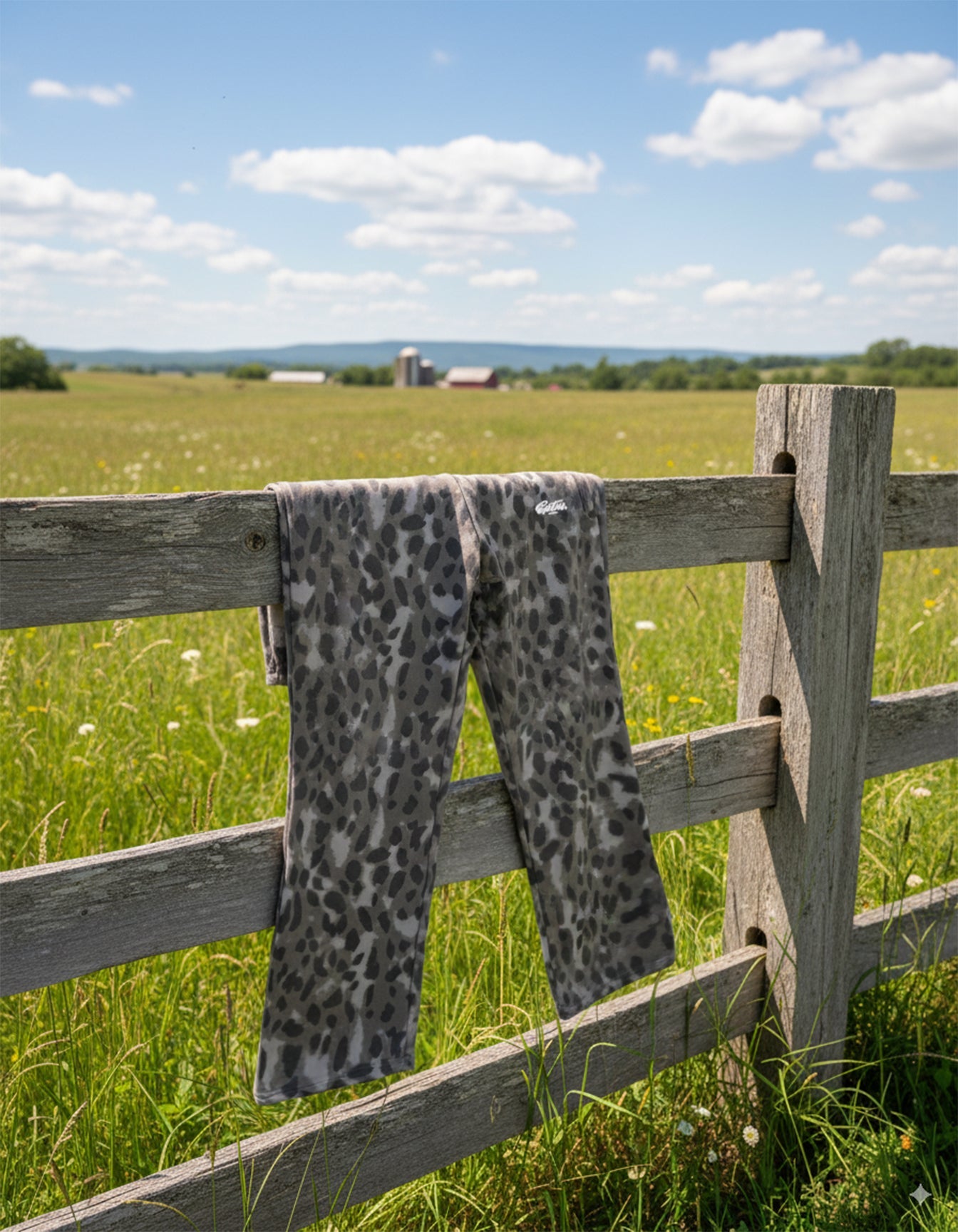 EPTM Leopard Pants - Grey