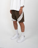 EPTM Leopard Highland Shorts - Brown