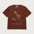 Live And Direct Tee - Brown