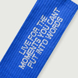 Live Patchwork Sock - Blue