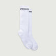 Logo Stripe Sock - White