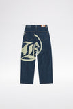 LOGO DENIM JEANS - Dark Blue