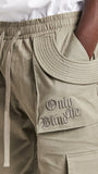 KHAKI TWILL CARGO PANT