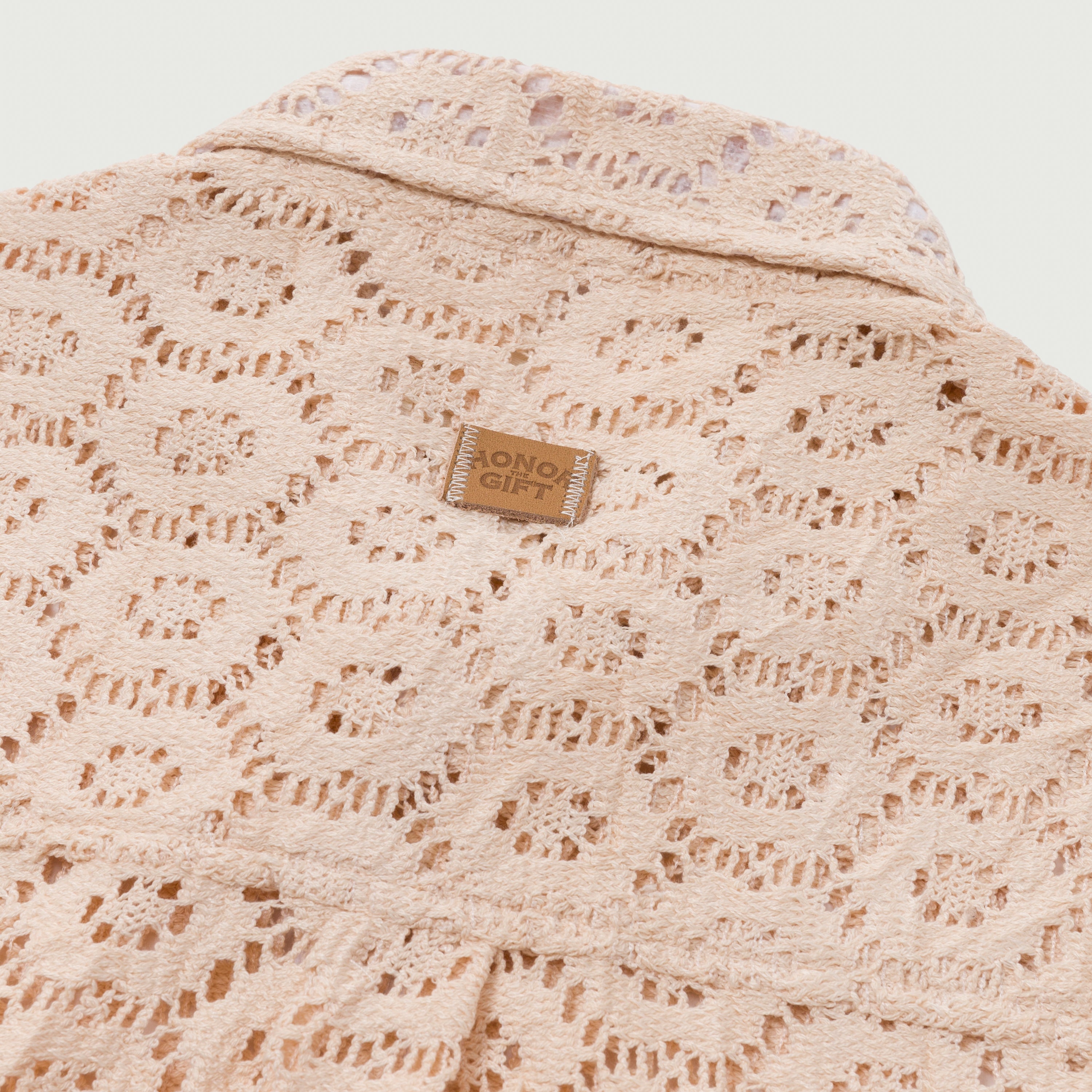 Crochet Button Up - Bone