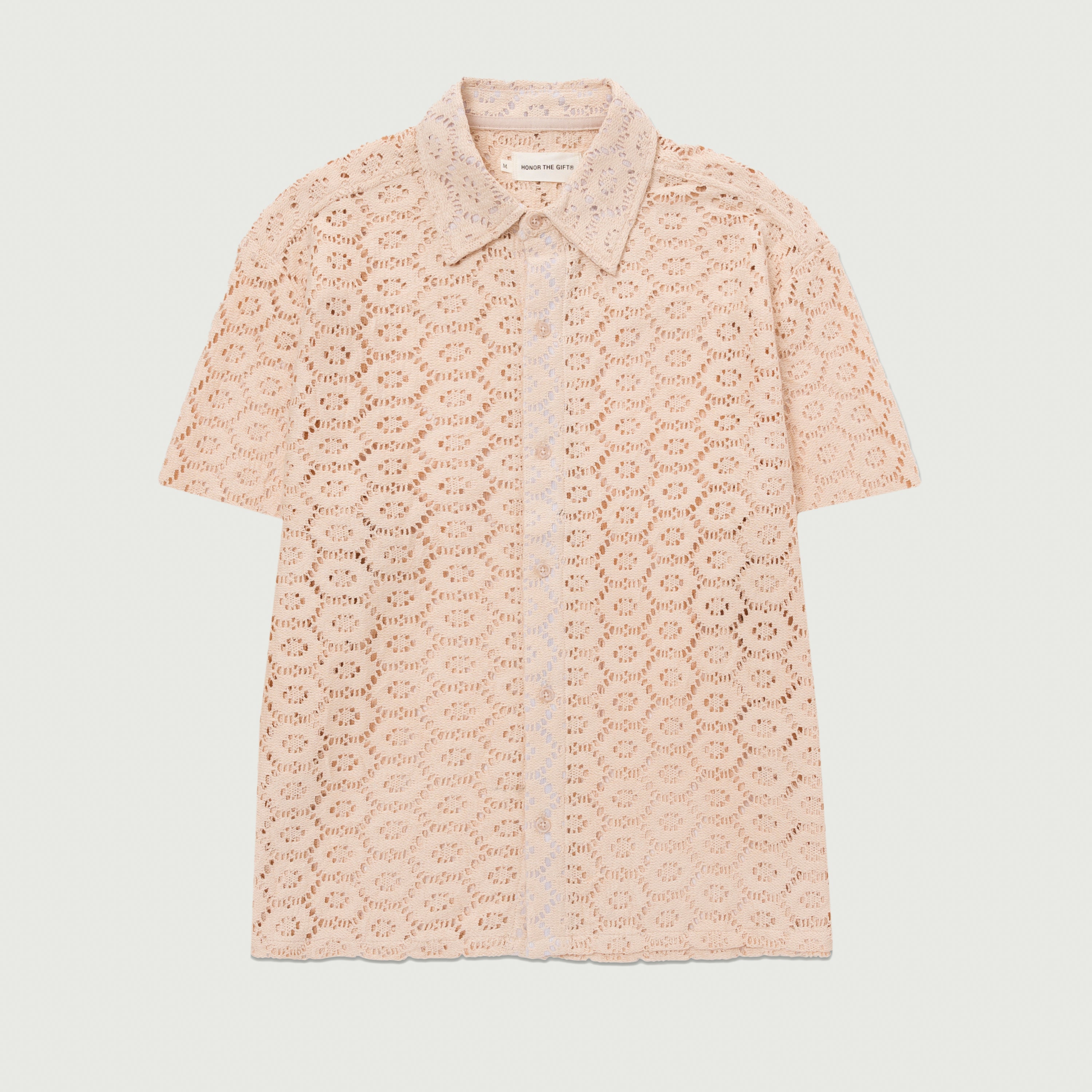 Crochet Button Up - Bone