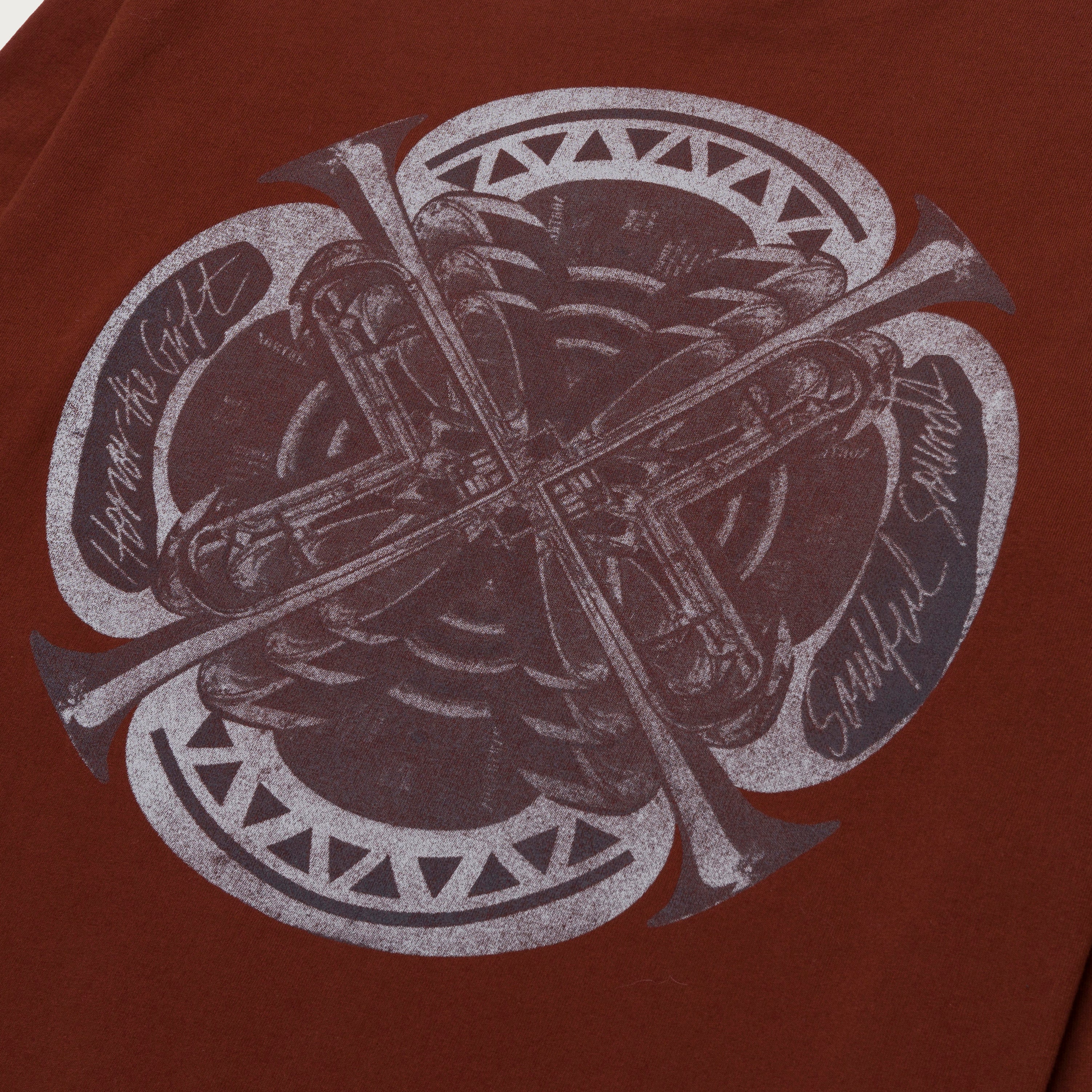 LS Music Collage Tee - Brown