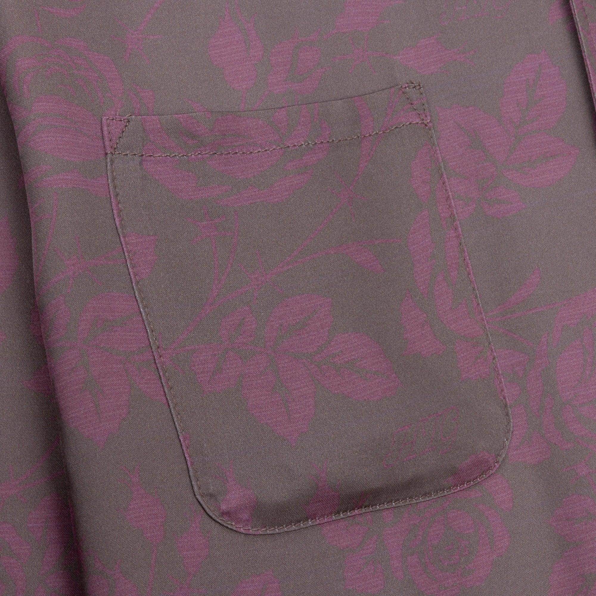HTG® L/S Pattern Woven Shirt - Grey