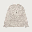 L/S Printed Woven Button Up - Bone