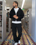 Mohair Snap Pants - Black