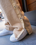 Mohair Snap Pants -Khaki