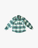 EPTM Side Slit Flannel - Green