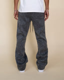 Mohair Snap Pants - Charcoal