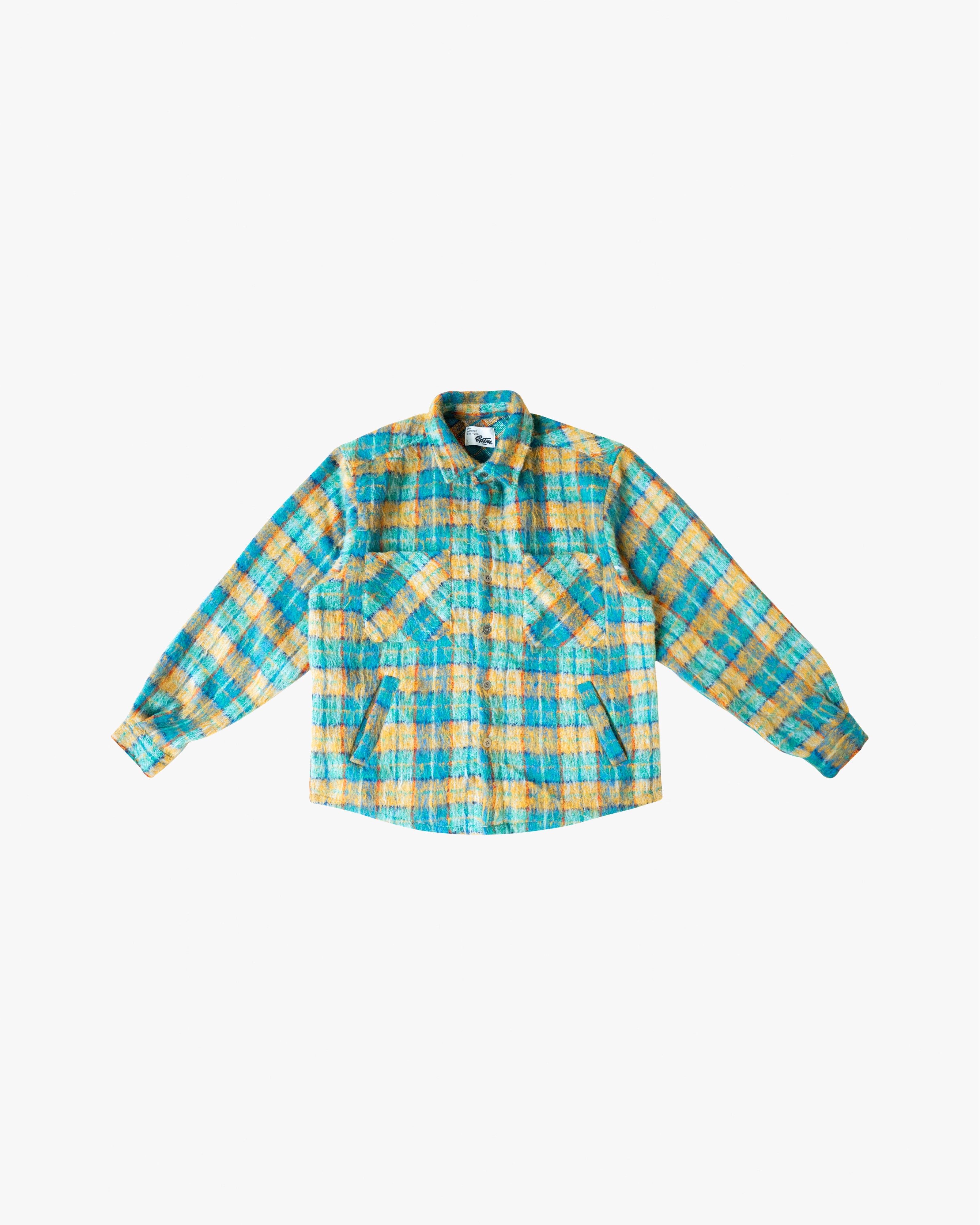 EPTM Side Slit Flannel - Teal