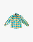 EPTM Side Slit Flannel - Teal