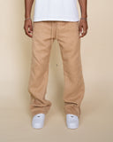 Mohair Snap Pants -Khaki