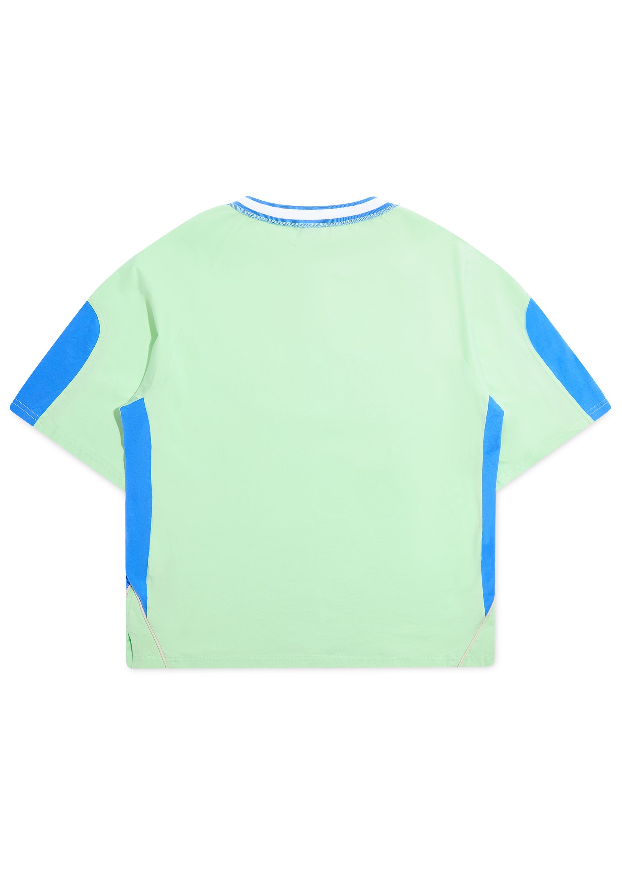 League Tee - Lime/Blue