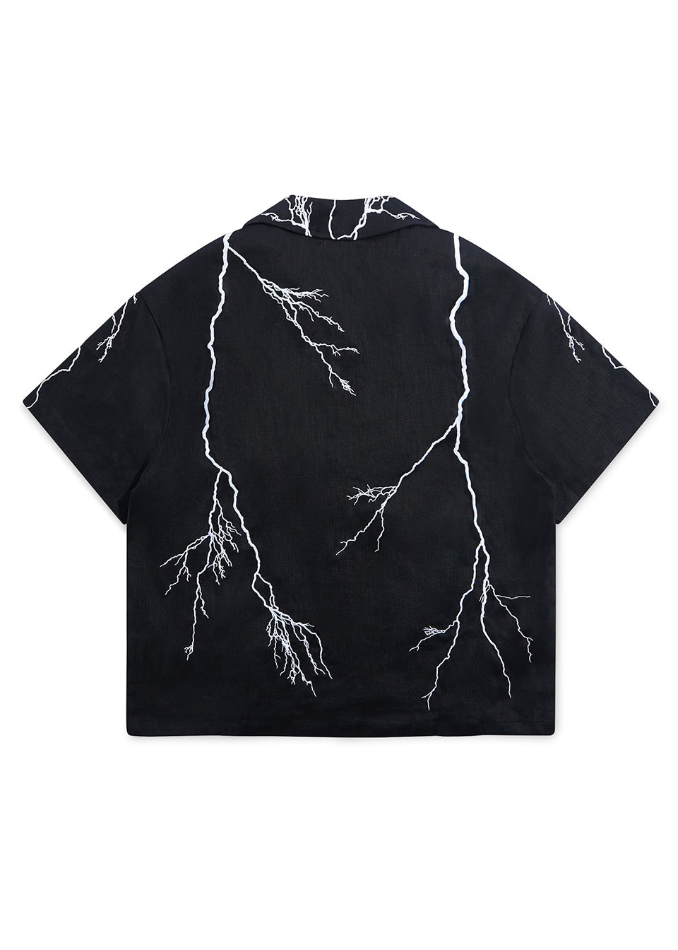 Lightning Button Up - Black