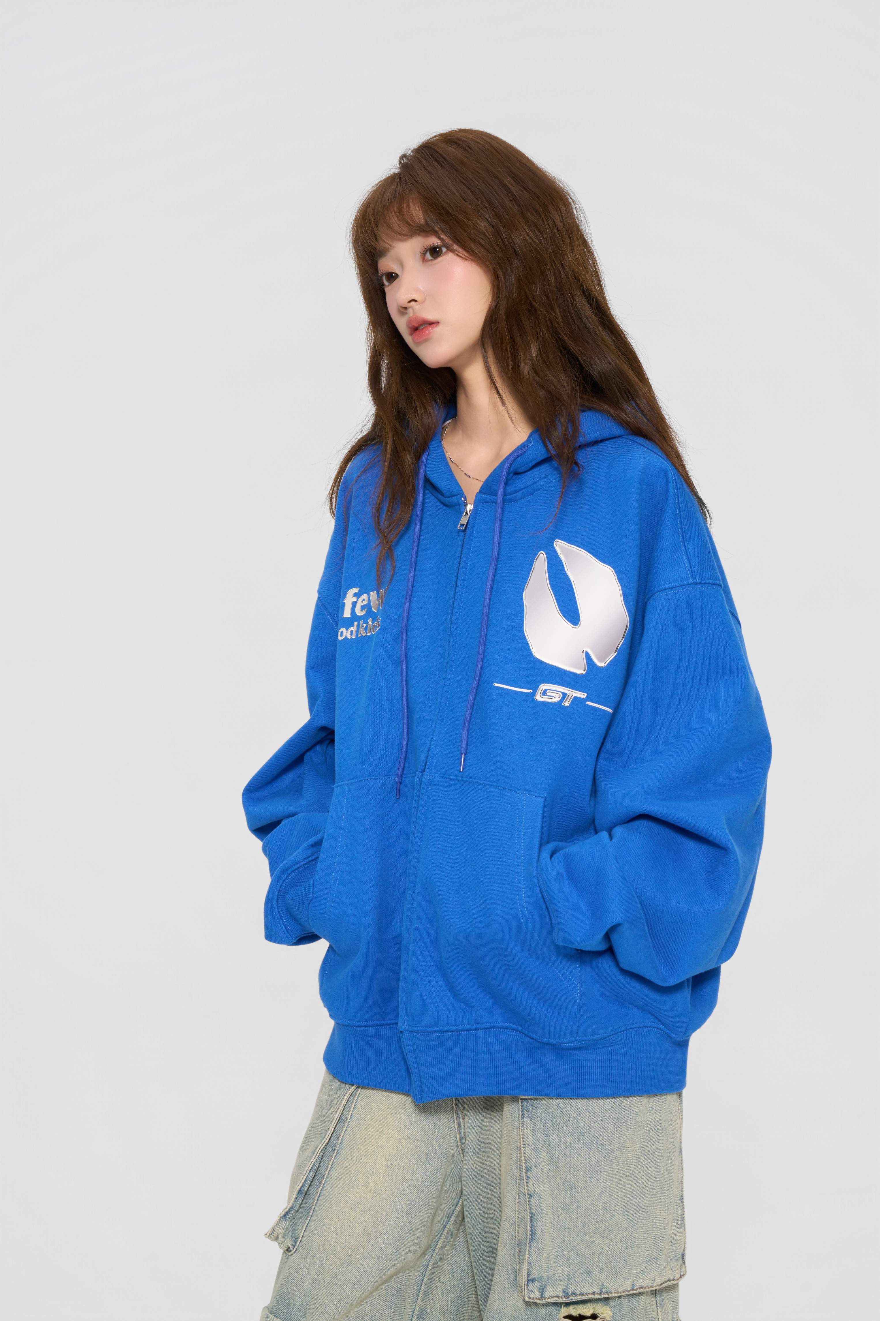 The lottery GT "Logo zipped hoodie"