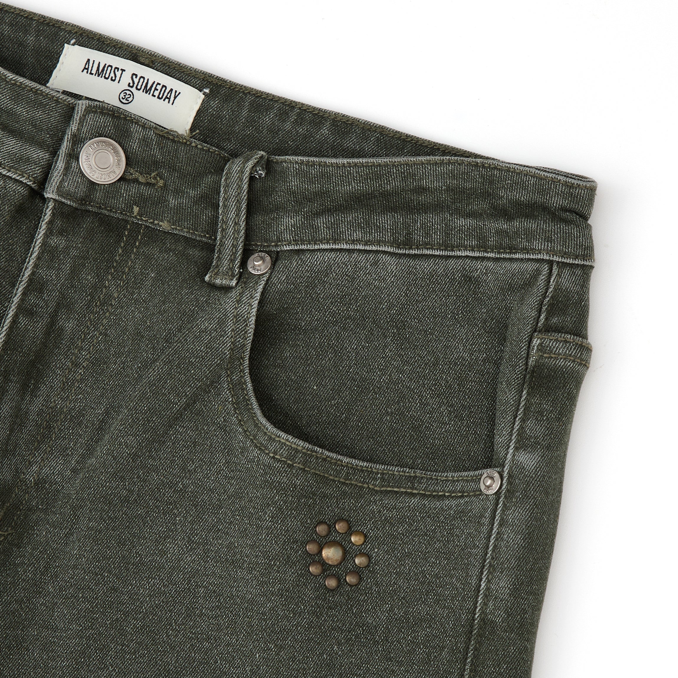 Hudson Straight Leg Workwear Pants - Olive