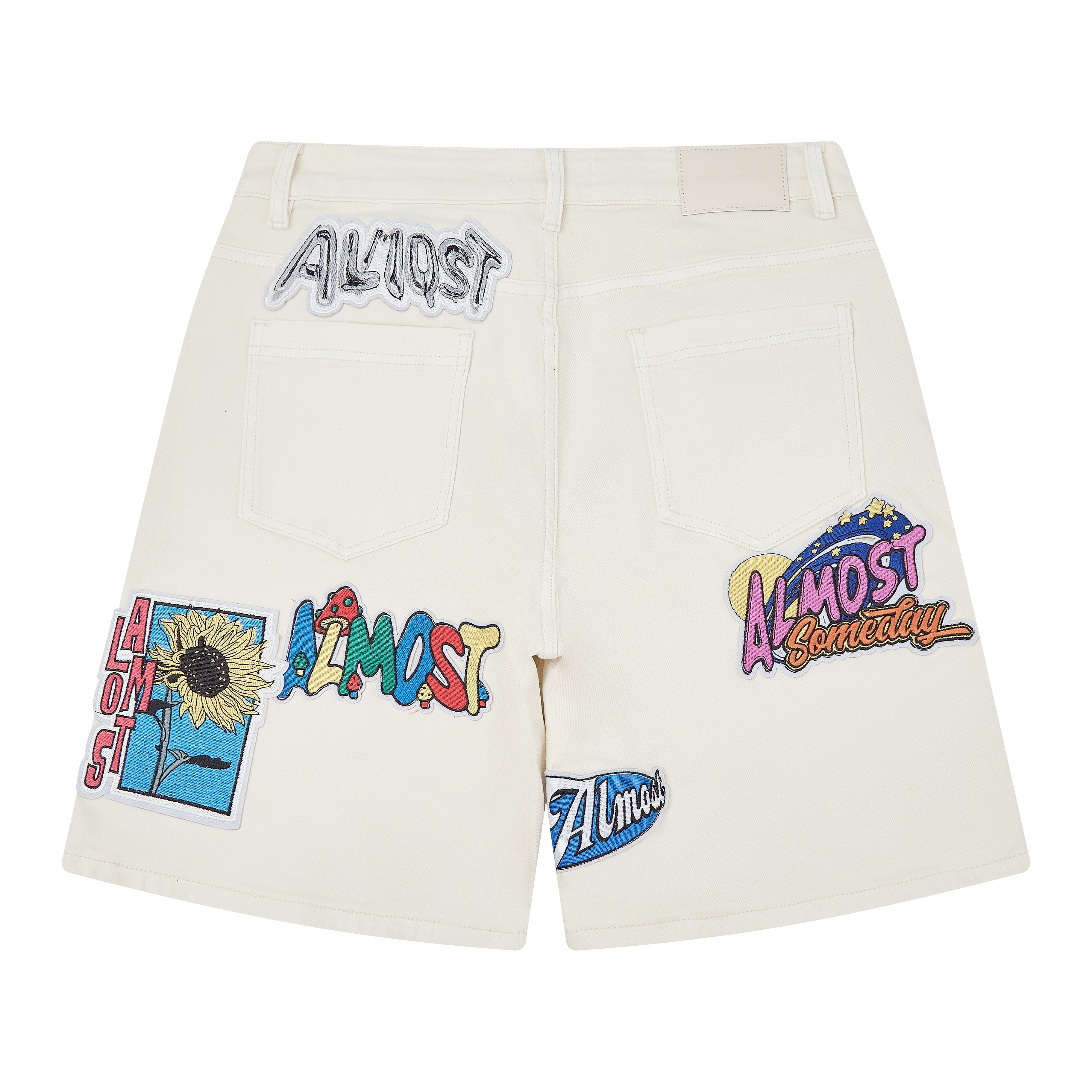 Hendrix Denim Jorts - Cream