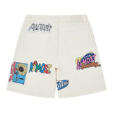 Hendrix Denim Jorts - Cream