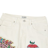 Hendrix Straight Leg Denim - Cream