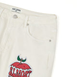 Hendrix Straight Leg Denim - Cream