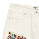 Hendrix Straight Leg Denim - Cream