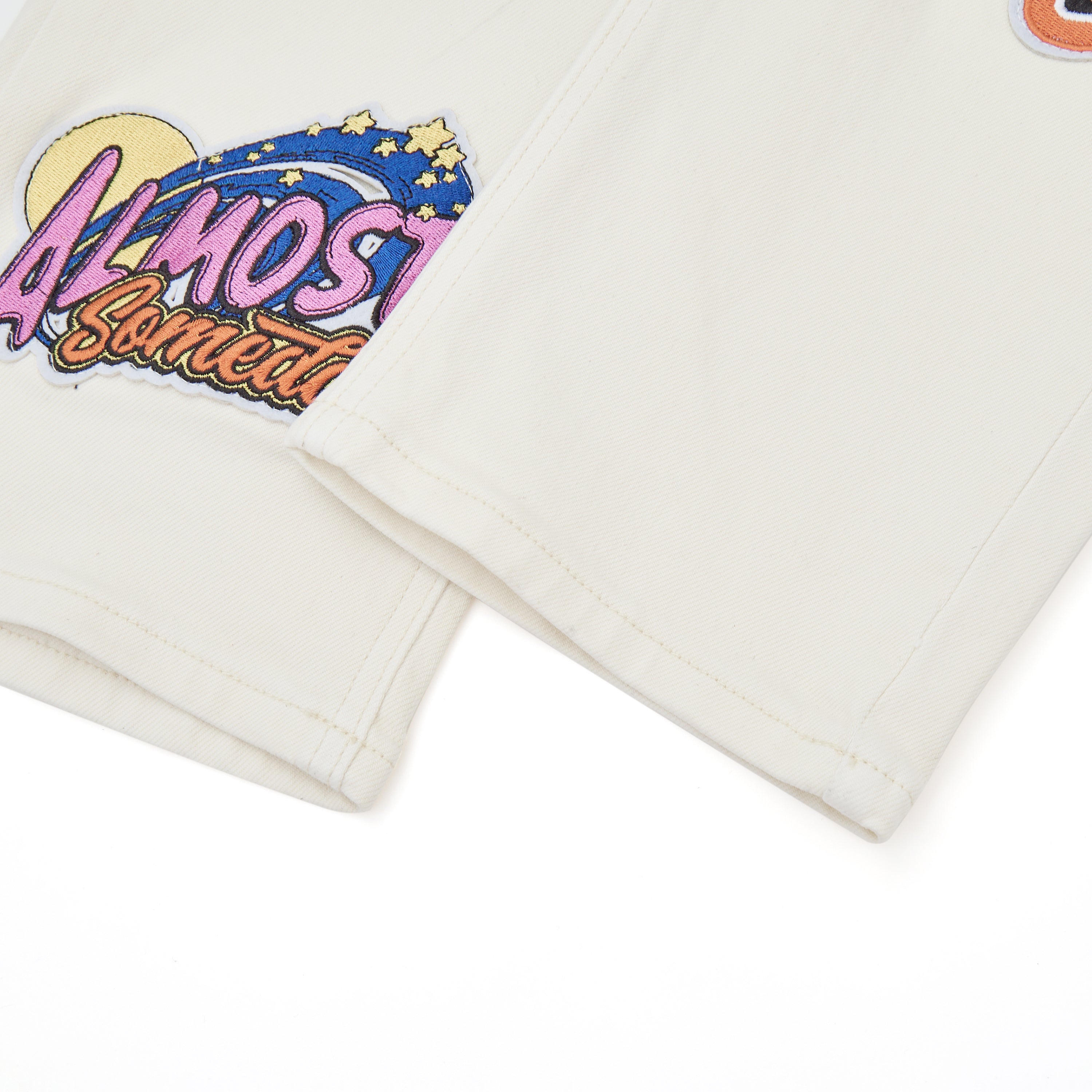 Hendrix Straight Leg Denim - Cream