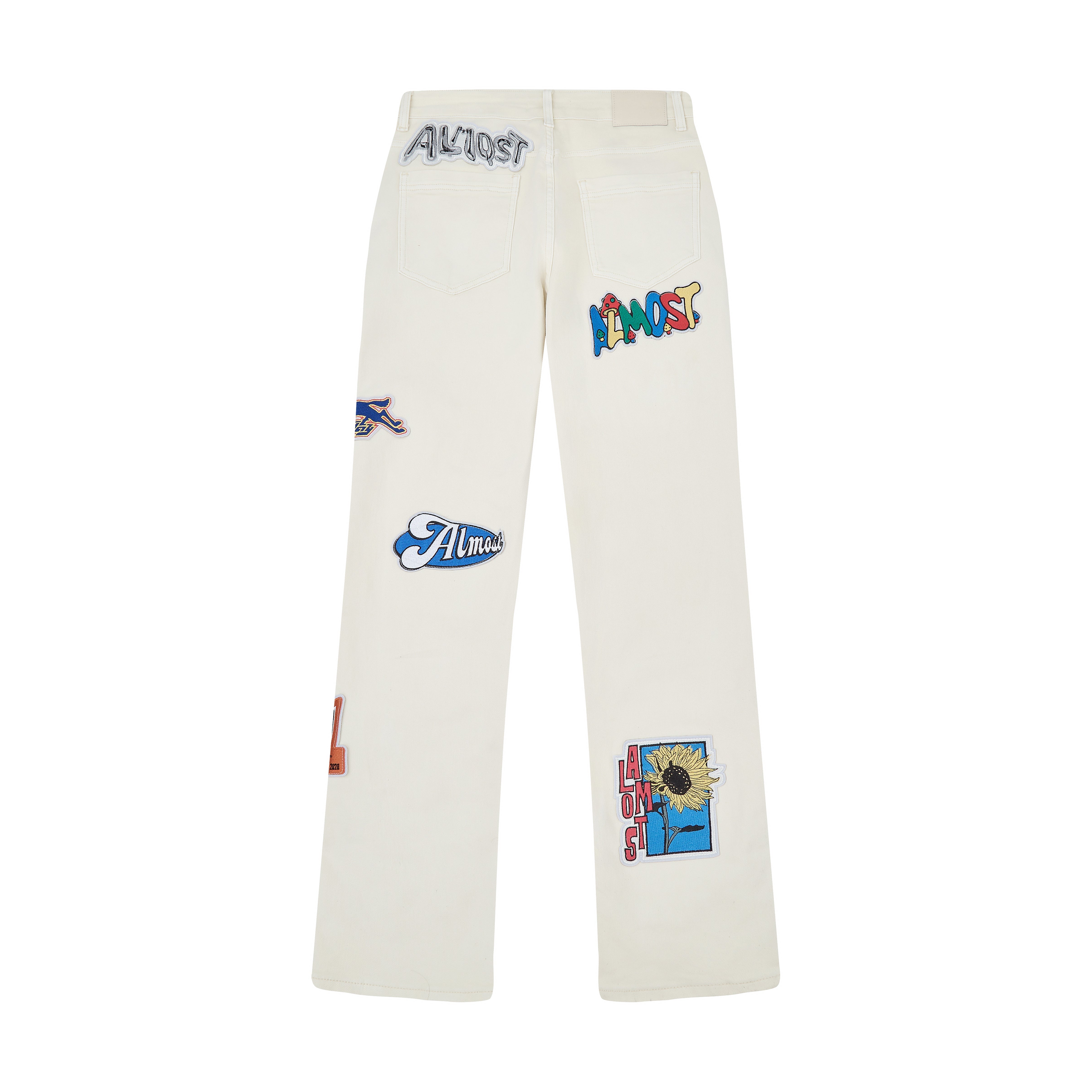 Hendrix Straight Leg Denim - Cream