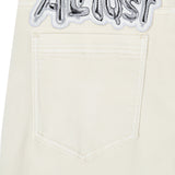 Hendrix Straight Leg Denim - Cream