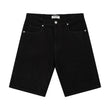 Solomon Rhinestone Denim Jorts - Black