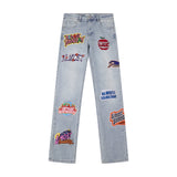 Hendrix Straight Leg Denim - Light Blue