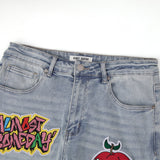 Hendrix Straight Leg Denim - Light Blue