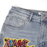 Hendrix Straight Leg Denim - Light Blue