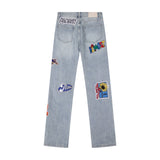 Hendrix Straight Leg Denim - Light Blue