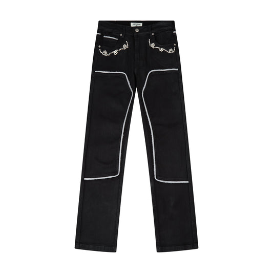 Belfort Straight Leg Denim - Black
