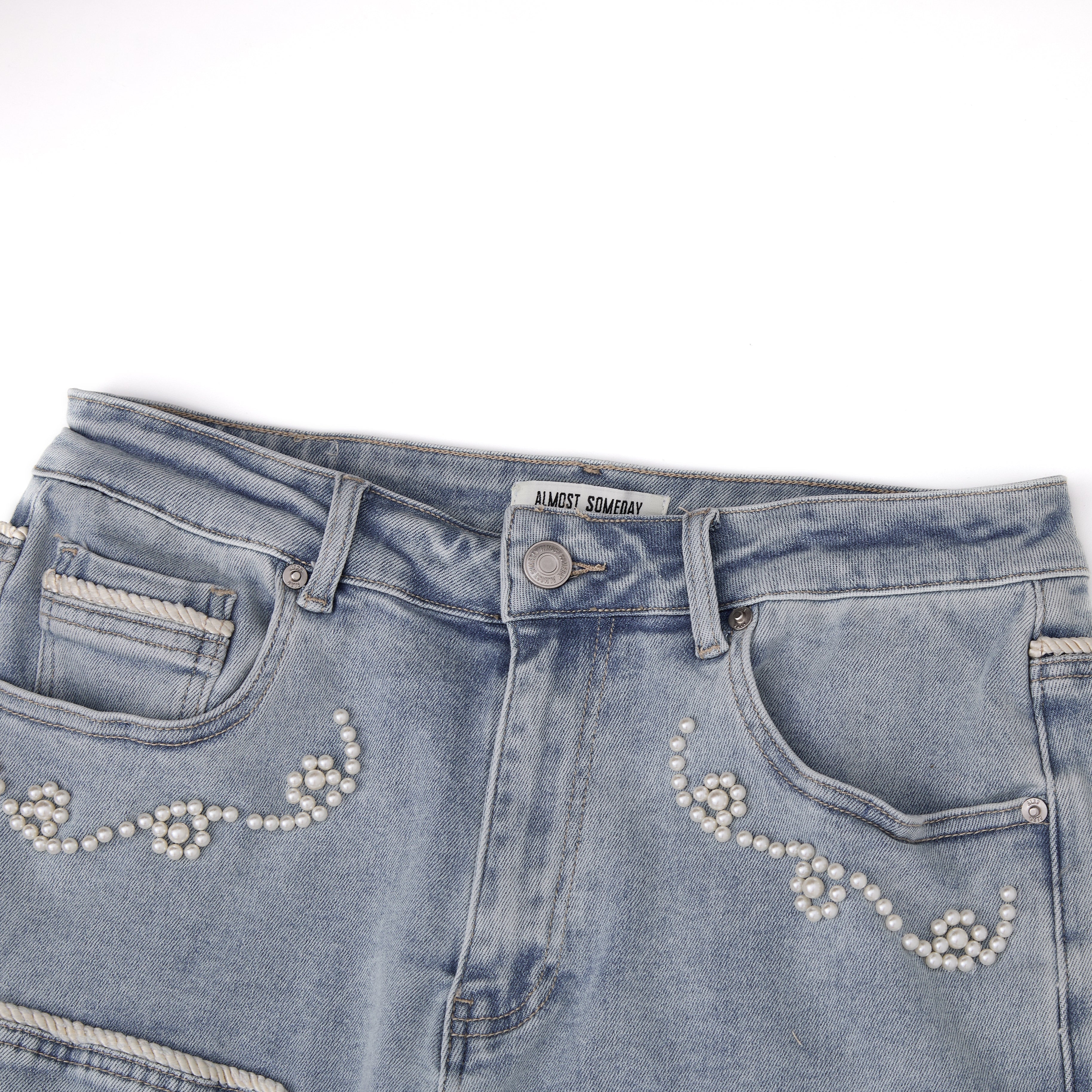 Belfort Straight Leg Denim - Light Blue