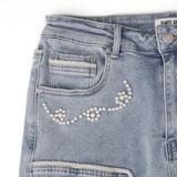 Belfort Straight Leg Denim - Light Blue