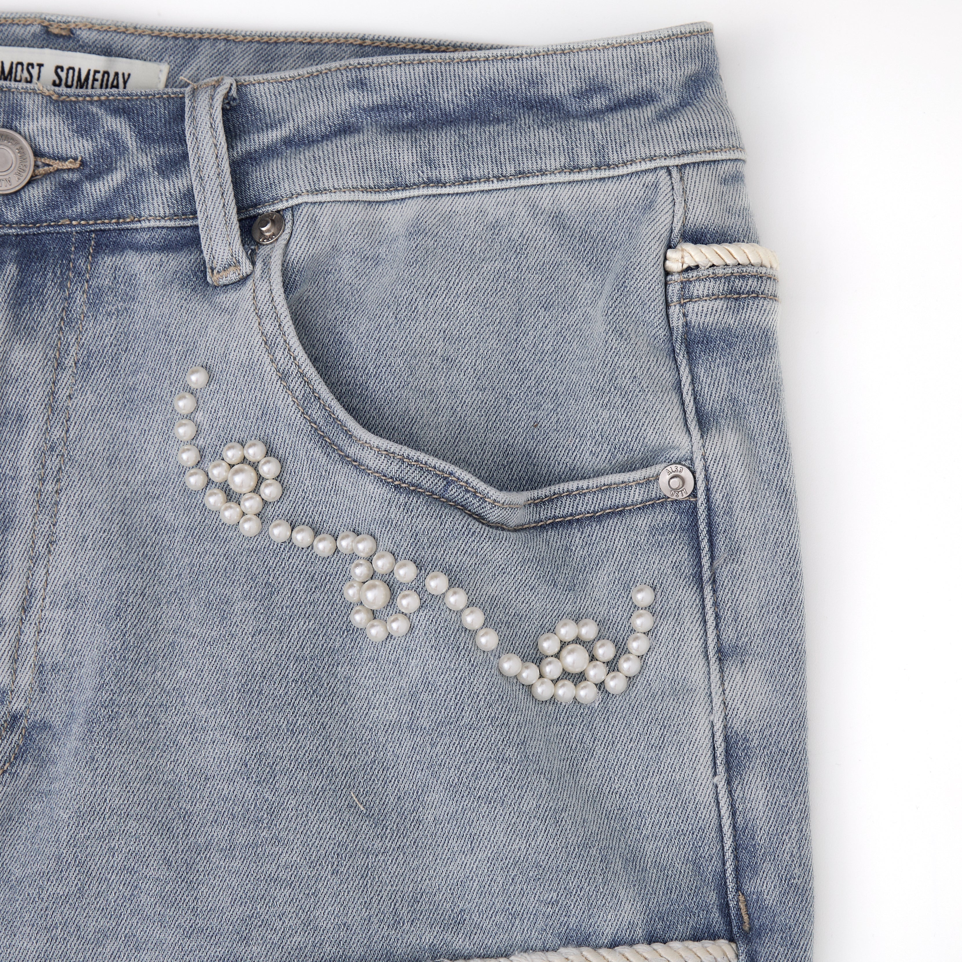 Belfort Straight Leg Denim - Light Blue