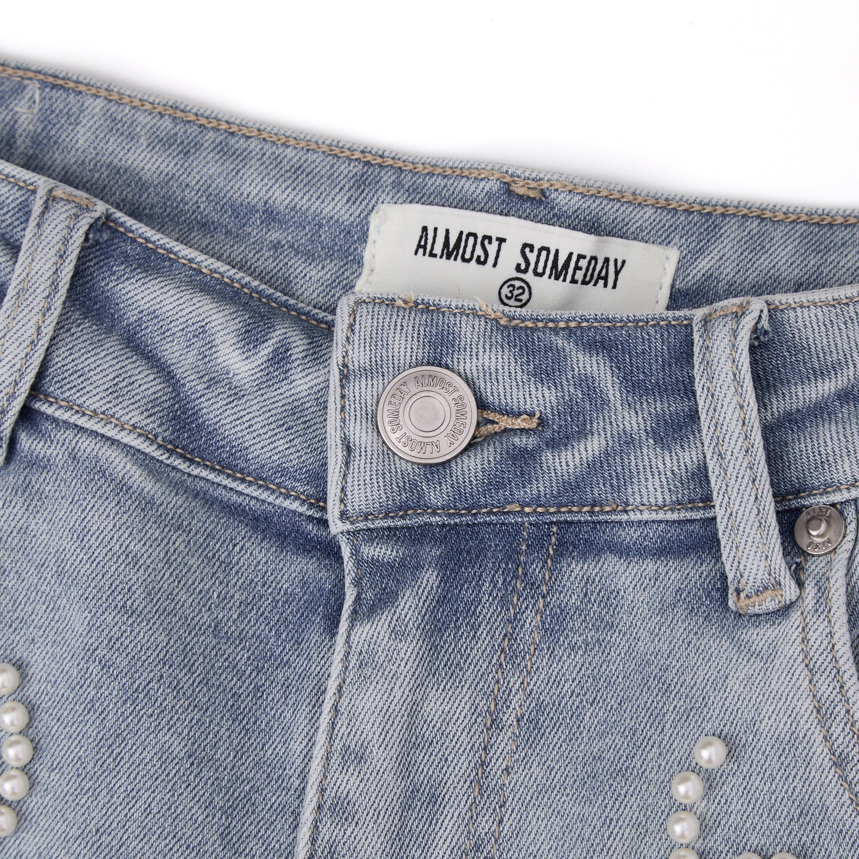 Belfort Straight Leg Denim - Light Blue