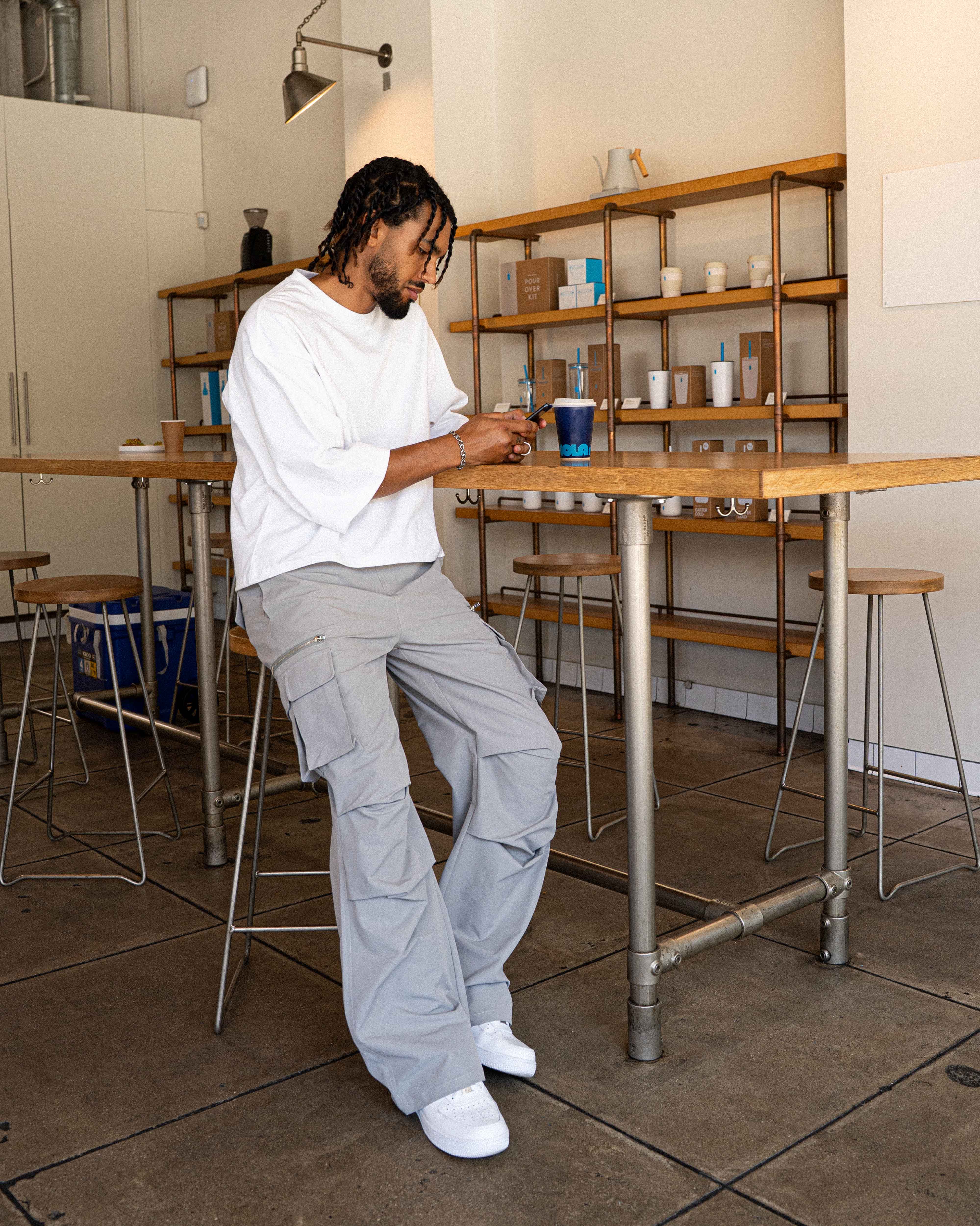 EPTM Mavis Flare Pants - Grey