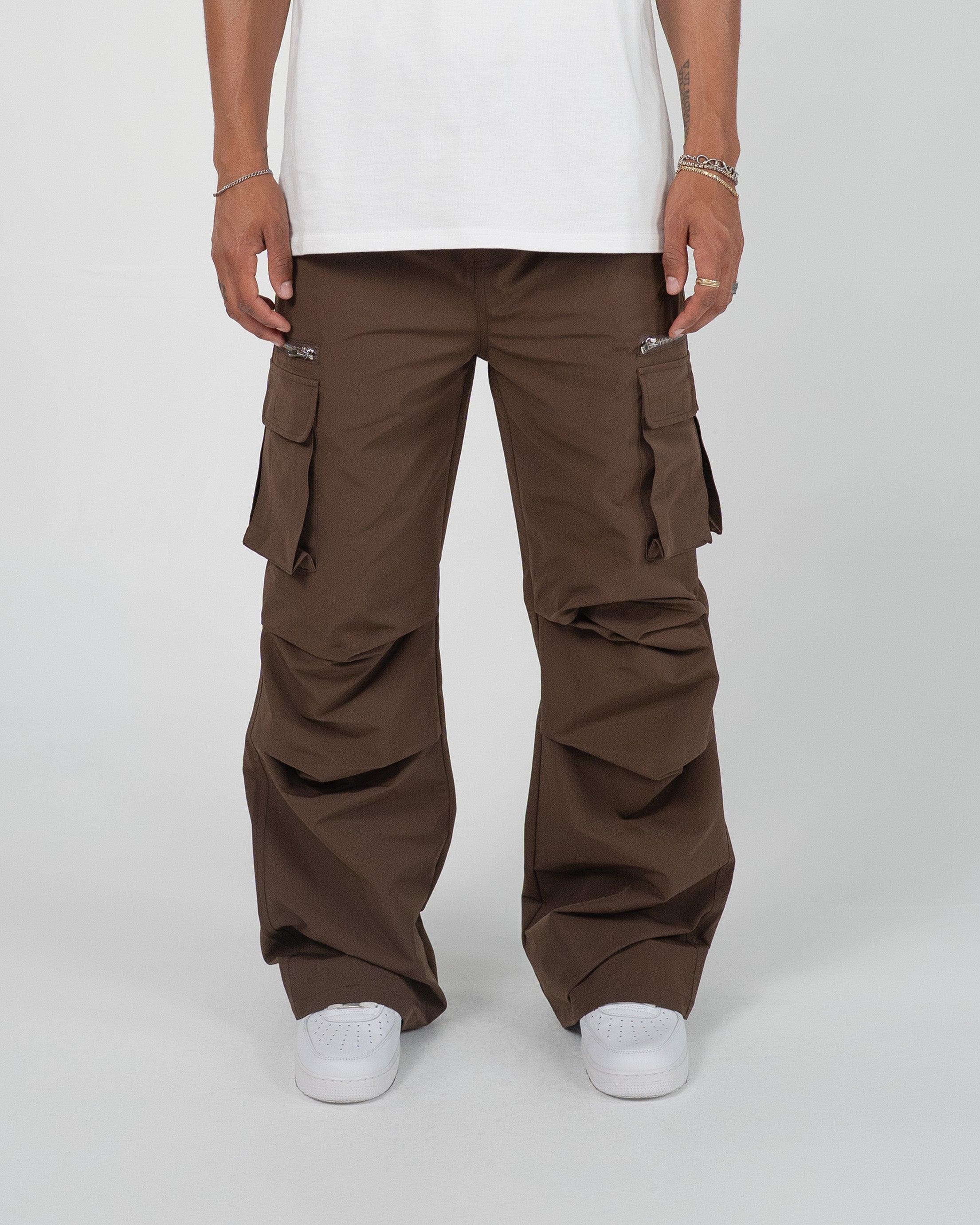 EPTM Mavis Flare Pants - Brown