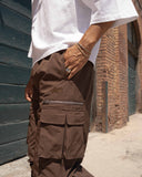 EPTM Mavis Flare Pants - Brown